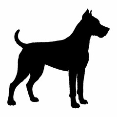 dog silhouette, dog vector art ,dog svg