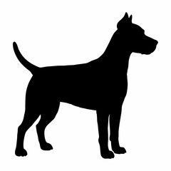 dog silhouette, dog vector art ,dog svg