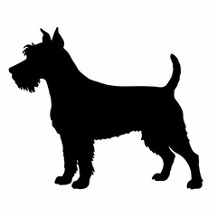 dog silhouette, dog vector art ,dog svg