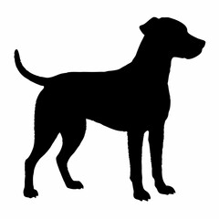 dog silhouette, dog vector art ,dog svg