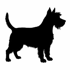 dog silhouette, dog vector art ,dog svg