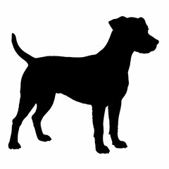 dog silhouette, dog vector art ,dog svg