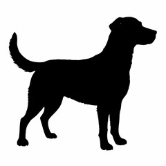 dog silhouette, dog vector art ,dog svg