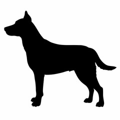 dog silhouette, dog vector art ,dog svg