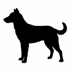 dog silhouette, dog vector art ,dog svg