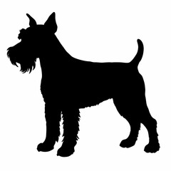 dog silhouette, dog vector art ,dog svg