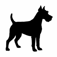 dog silhouette, dog vector art ,dog svg