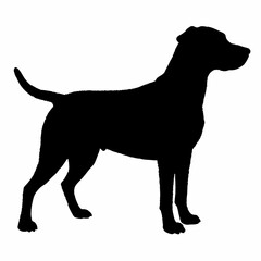 dog silhouette, dog vector art ,dog svg