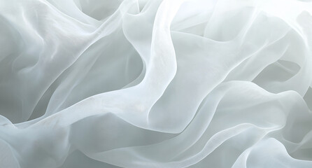 Obraz premium An abstract painting that is predominantly white in color with slight variations in texture and color tones.