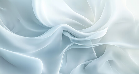 Obraz premium An abstract painting that is predominantly white in color with slight variations in texture and color tones.