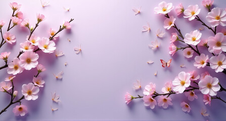 Fototapeta premium pink cherry blossoms