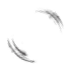 circle halftone effect, dot pattern and texture.