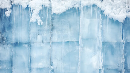 "The Texture of the Ice Wall, a Blank Sheet with No Text or Objects, Perfect for Backgrounds, Winter-Themed Designs, and Minimalist Aesthetic Projects"