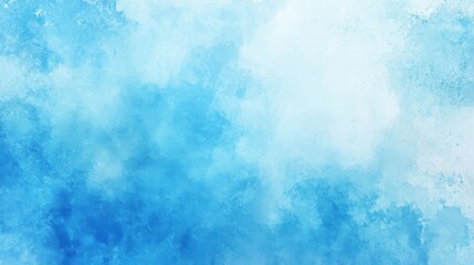 Obraz premium Vibrant Blue Watercolor Texture, Artistic Abstract Background 