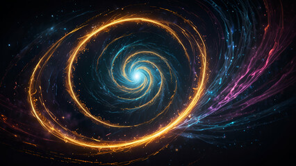 Psychic Vortex: Swirling Energy of Thought and Emotion with Powerful Psychic Forces