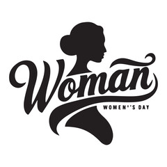 happy Women's day stylish typography