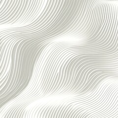 Abstract White Curved Lines Pattern
