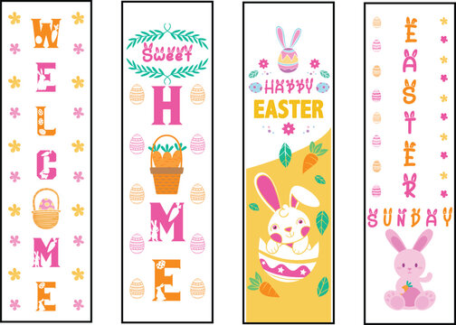 Easter Vibes Retro Easter Sublimation Vector Graphic Easter Sunday Design