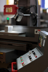 control console of CNC surface grinding machine