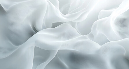 Fototapeta premium An abstract painting that is predominantly white in color with slight variations in texture and color tones.