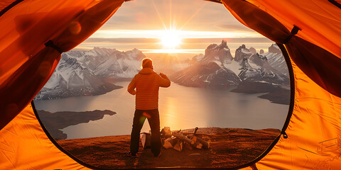 Fototapeta premium camping