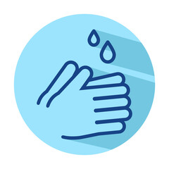 Hand washing and  hand sanitizer icon graphic design illustration