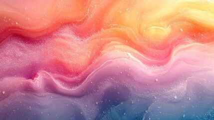 Obraz premium Abstract Art with Vibrant Colors and Swirling Patterns