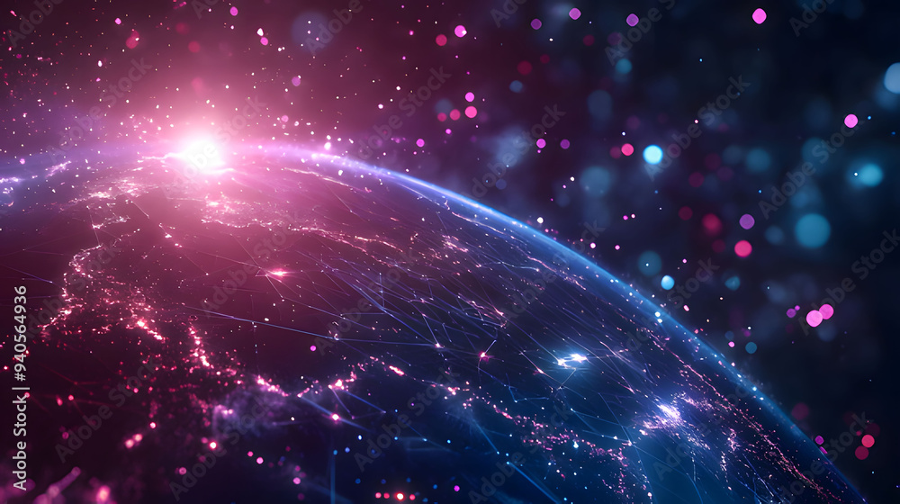 Wall mural background with space. generative ai