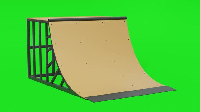 Half pipe skateboard ramp, Mini ramp for skate.