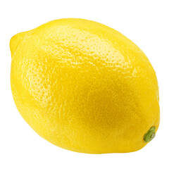 Lemon whole isolated on white background, full depth of field