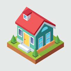 home isometric icon
