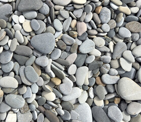 Stone Pebbles as an abstract background. Texture