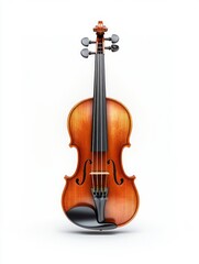 Fototapeta premium A Classic Violin with Rich Wooden Finish