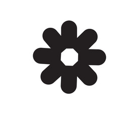 abstract flower logo