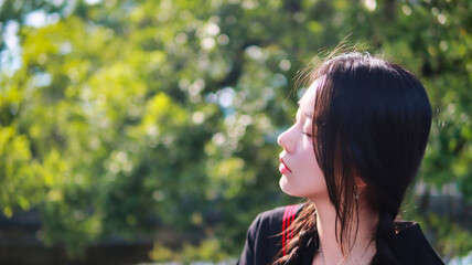Fototapeta premium 여고생 무사