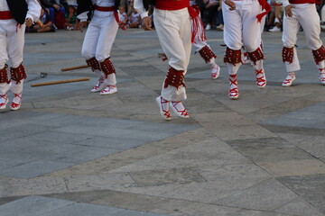 Basque folk dance exhibition