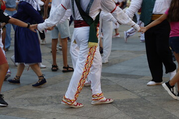 Basque folk dance exhibition