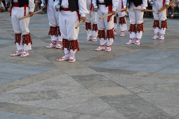 Basque folk dance exhibition