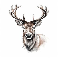 the AI Image Generator, deer eating wildlife standing animal.
