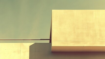 Embrace minimalism abstract beauty: a computer wallpaper showcasing modern architecture's clean lines and geometric shapes for an immersive widescreen experience