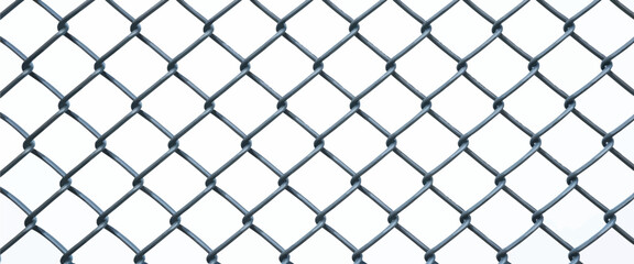 Naklejka premium Wrought iron fence pattern