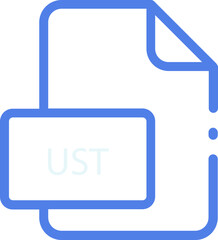 Old brick fill UST file icon