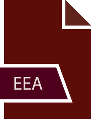 EEA File format icon shape