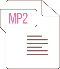 MP2 ip icon black outline