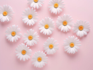 Fototapeta premium White daisy chamomile flowers