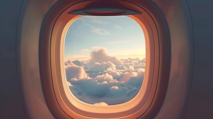 Internal frame of flying aircraft.