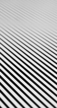 Loopable hypnotic black and white lines stripe pattern rotating background, geometric transition mask, striped transition animations