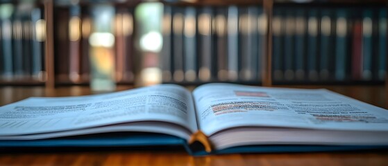 Obraz premium Close up of economic policy books and documents with digital annotations concept of modern policy analysis and data driven decision making