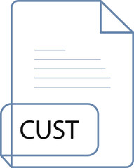 CUST File extension icobn crisp corners thick outline