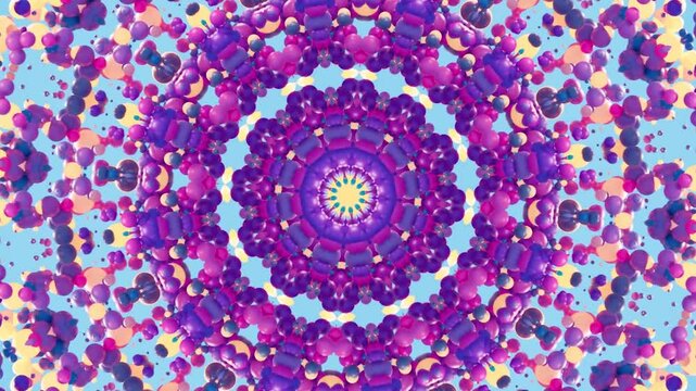rainbow candy abstract mandala kaleidoscope background